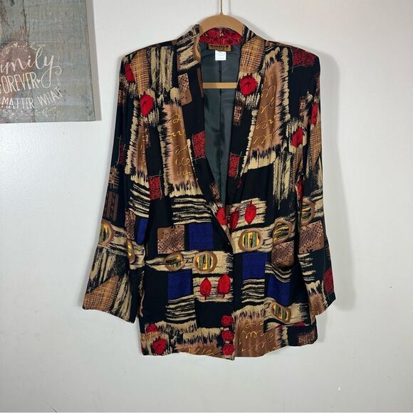 VTG BLAZER GLORY 100% rayon - Picture 3 of 12